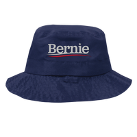 Bernie (Embroidered Navy Bucket Hat)