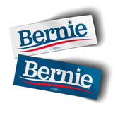 Bernie Classic Logo (6" x 2" Vinyl Sticker -- Pack of Two!)